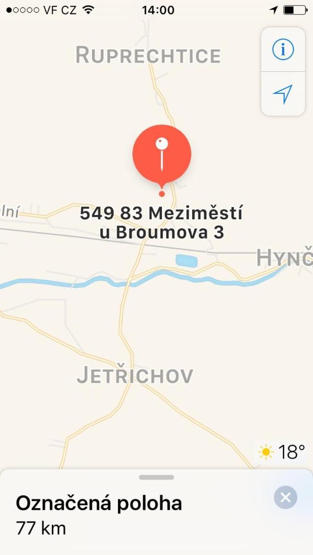 Vilaeva Adrspach Broumovsko Hotel Ruprechtice Екстериор снимка